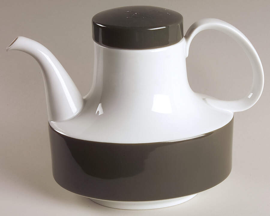 Olive Teapot & Lid by Rosenthal - Continental-1