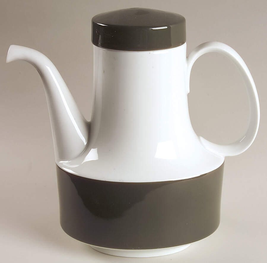 Olive Coffee Pot & Lid by Rosenthal - Continental-1