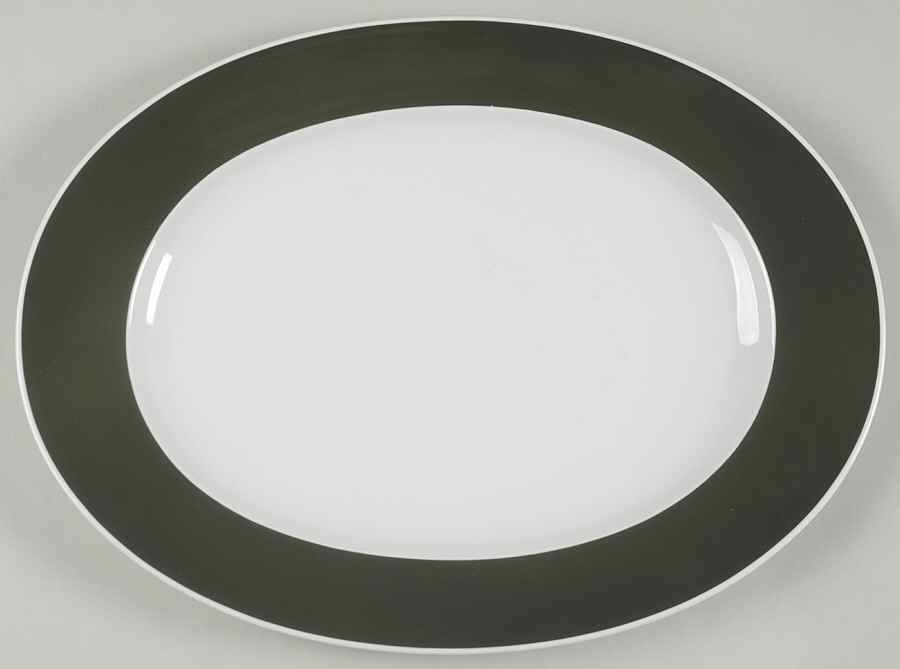 Olive 15" Oval Serving Platter by Rosenthal - Continental-1