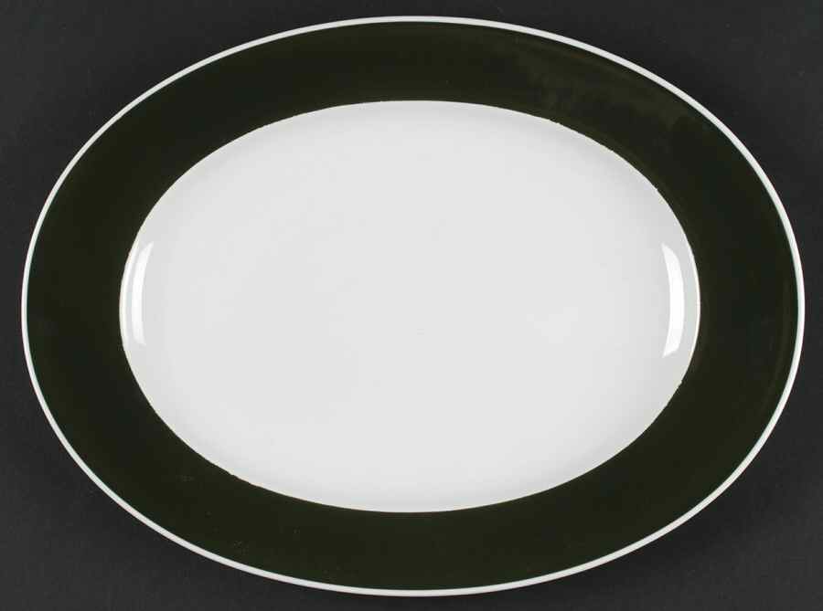 Olive 12" Oval Serving Platter by Rosenthal - Continental-1