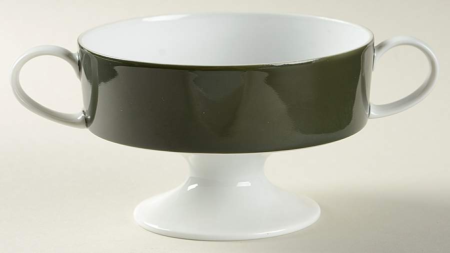 Olive Footed Cream Soup Bowl by Rosenthal - Continental-1