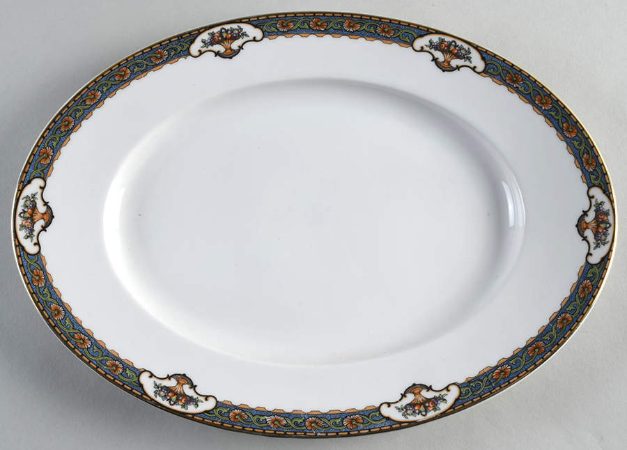 Old Virginia 13" Oval Serving Platter by Rosenthal - Continental-1