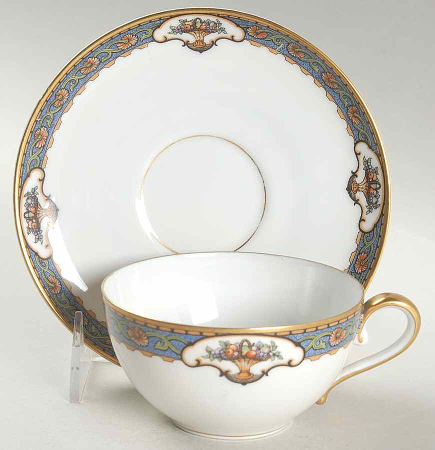 Old Virginia Flat Cup & Saucer Set by Rosenthal - Continental-1