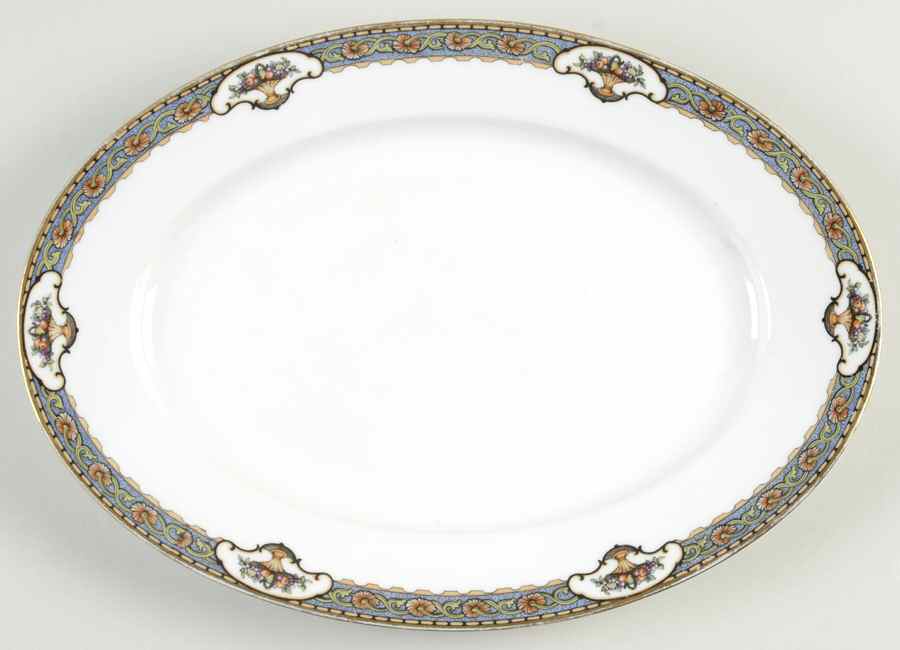 Old Virginia 12" Oval Serving Platter by Rosenthal - Continental-1