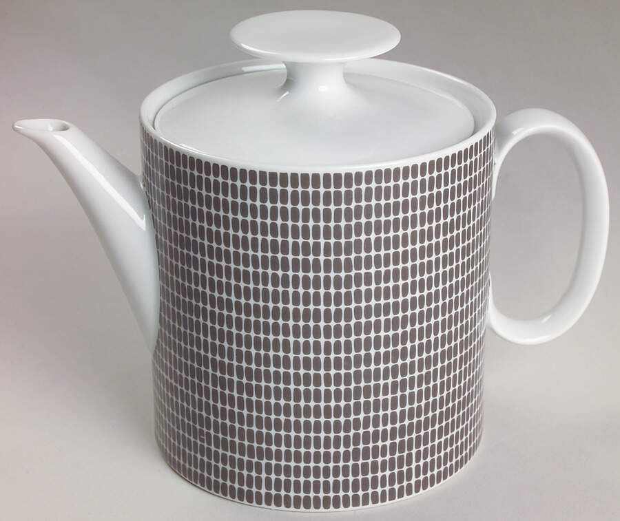 Onyx Grey Teapot & Lid by Rosenthal - Continental-1