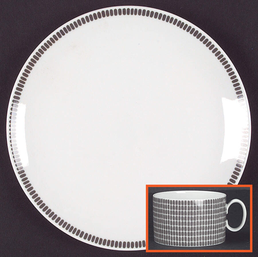 Onyx Grey Dinner Plate by Rosenthal - Continental-1