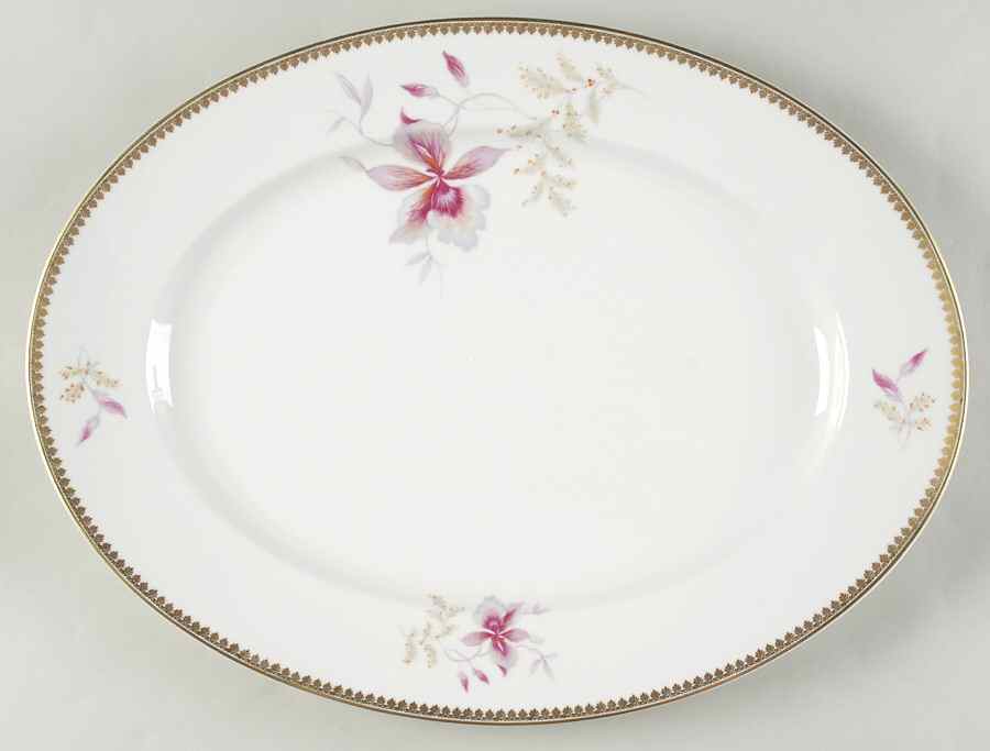 Orchid (Aida) 15" Oval Serving Platter by Rosenthal - Continental-1