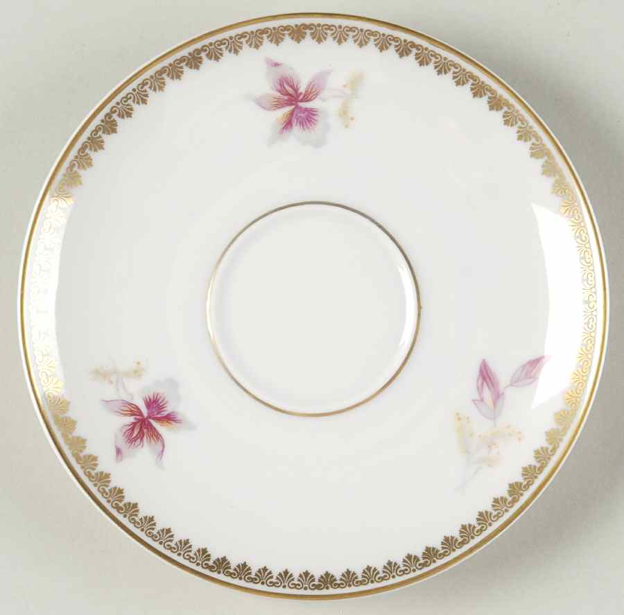 Orchid (Aida) Saucer for Demitasse Cup by Rosenthal - Continental-1