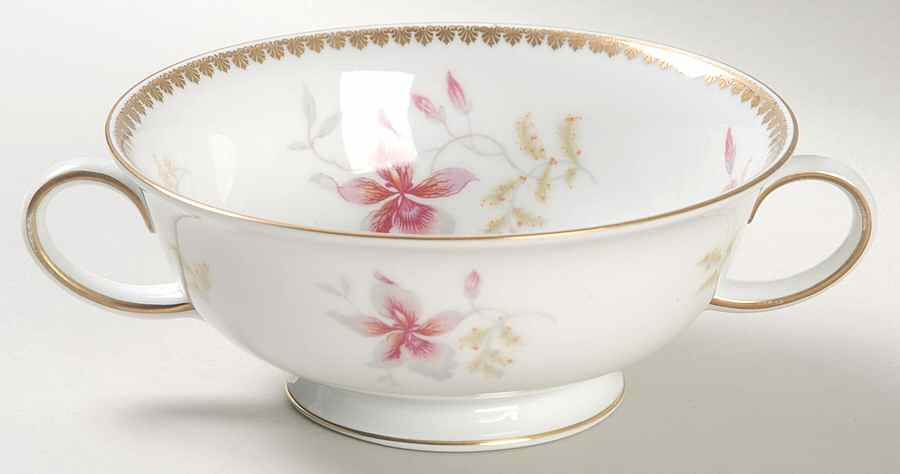 Orchid (Aida) Footed Cream Soup Bowl by Rosenthal - Continental-1