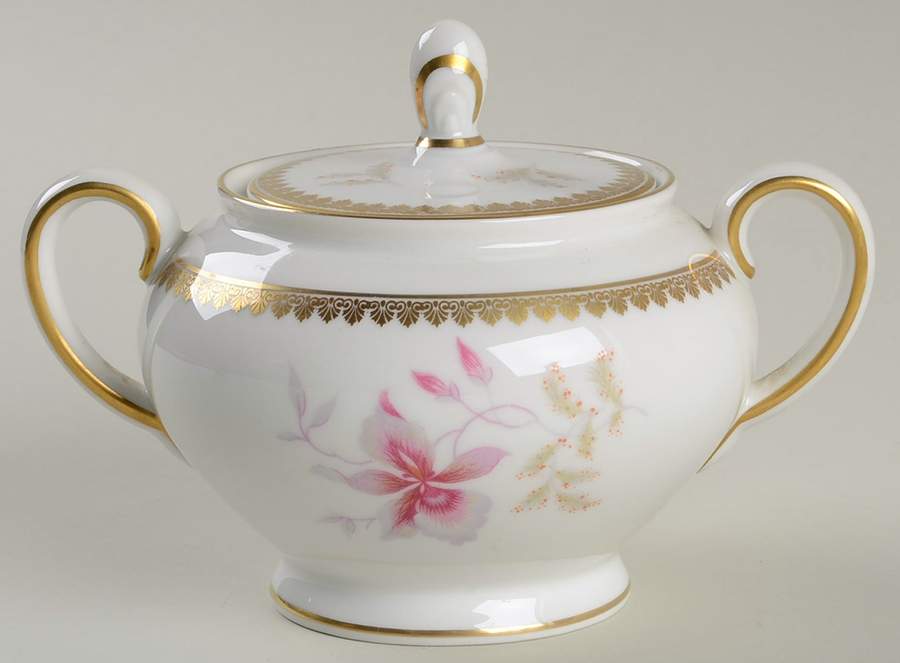 Orchid (Aida) Sugar Bowl & Lid by Rosenthal - Continental-1