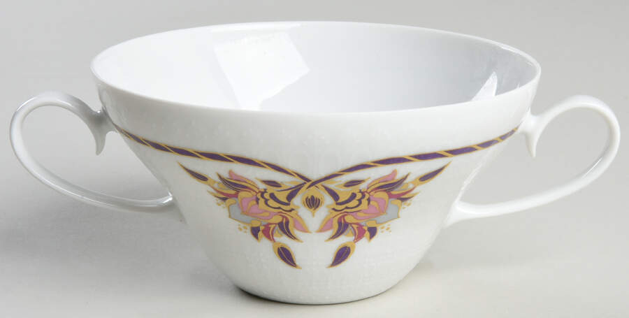 Orchid (Romance) Flat Cream Soup Bowl by Rosenthal - Continental-1