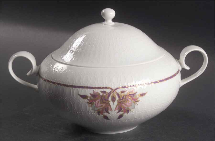 Orchid (Romance) Round Covered Vegetable by Rosenthal - Continental-1