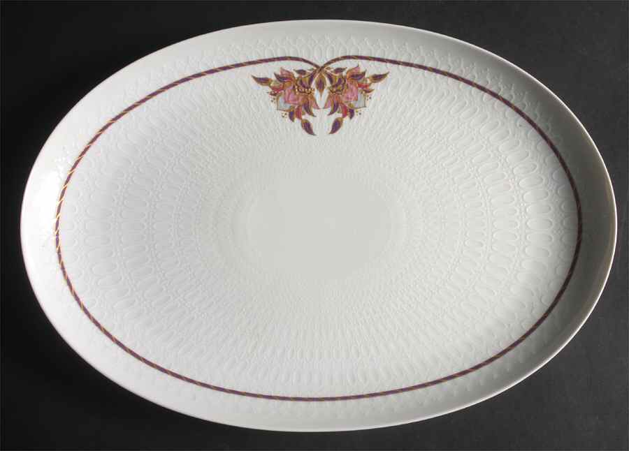 Orchid (Romance) 15" Oval Serving Platter by Rosenthal - Continental-1