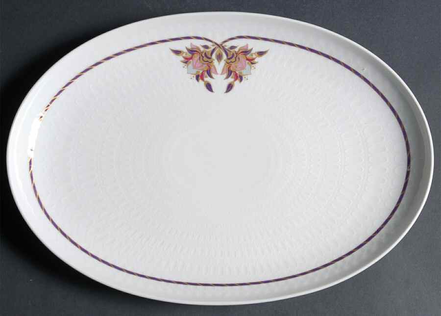 Orchid (Romance) 13" Oval Serving Platter by Rosenthal - Continental-1