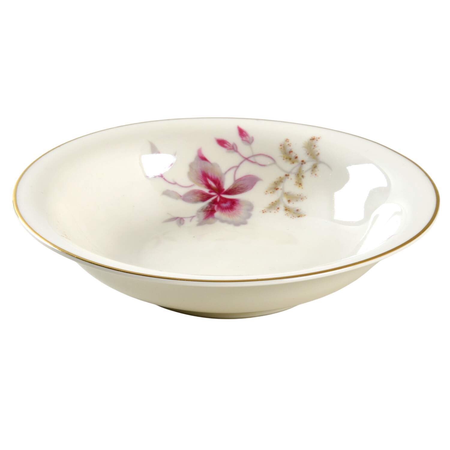Orchid (Aida, Ivory) Fruit/Dessert (Sauce) Bowl by Rosenthal - Continental-1