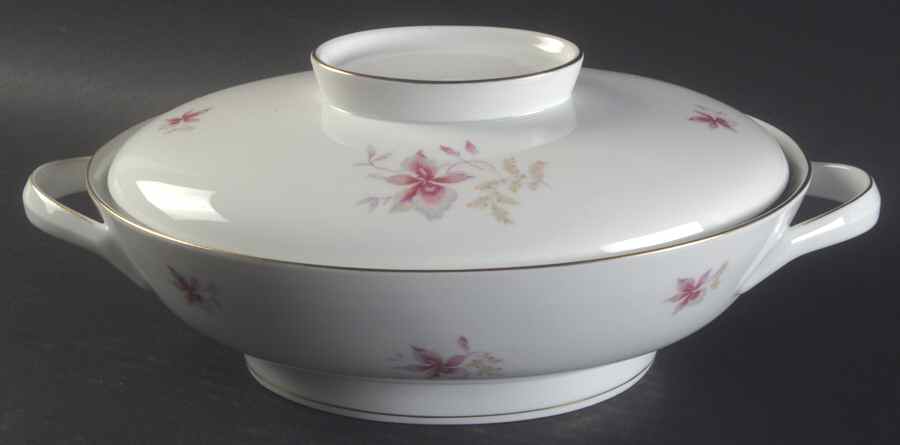Orchid (Form E) Oval Covered Vegetable by Rosenthal - Continental-1