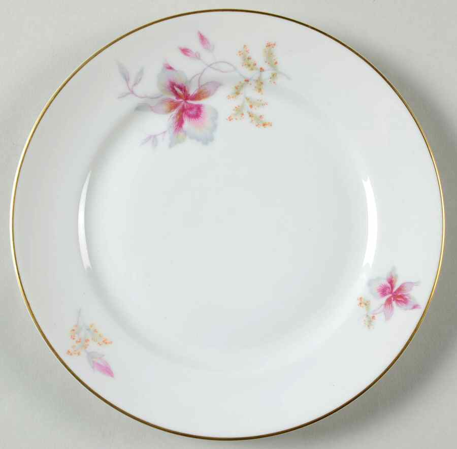 Orchid (Aida, White) Bread & Butter Plate by Rosenthal - Continental-1