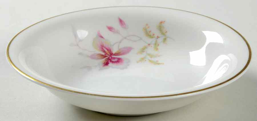 Orchid (Aida, White) Fruit/Dessert (Sauce) Bowl by Rosenthal - Continental-1
