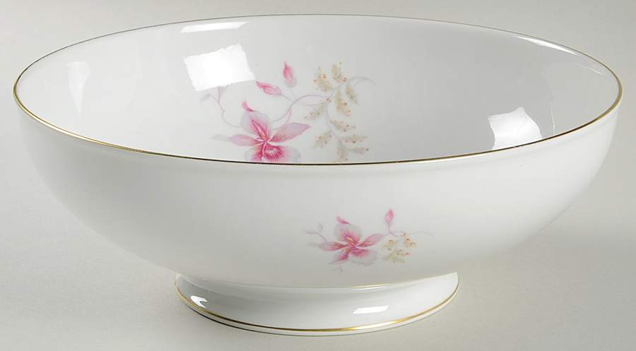 Orchid (Aida, White) 8" Round Vegetable Bowl by Rosenthal - Continental-1