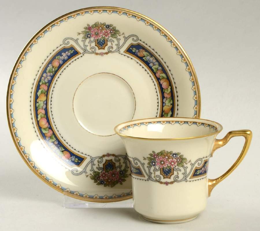 Orelay Flat Demitasse Cup & Saucer Set by Rosenthal - Continental-1