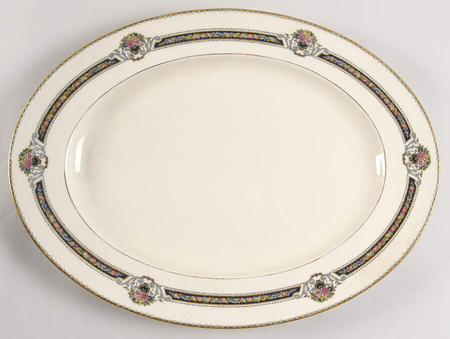 Orelay 18" Oval Serving Platter by Rosenthal - Continental-1