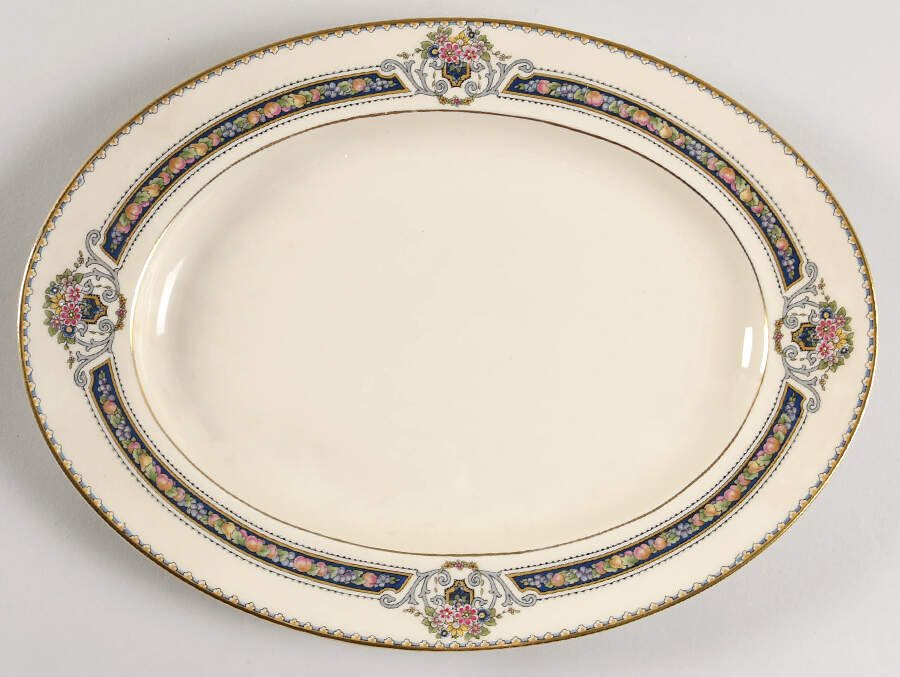 Orelay 12" Oval Serving Platter by Rosenthal - Continental-1
