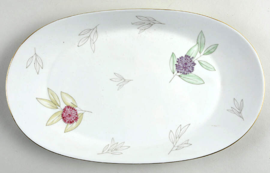 Pariser Herbst White 12" Oval Serving Platter by Rosenthal - Continental-1