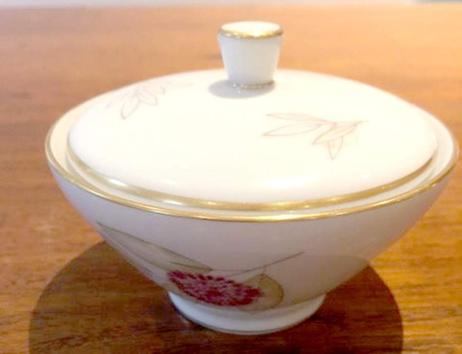 Pariser Herbst White Sugar Bowl & Lid by Rosenthal - Continental-1