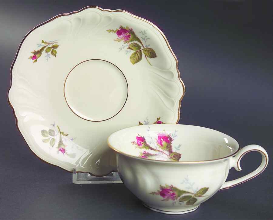Park Lane Flat Cup & Saucer Set by Rosenthal - Continental-1