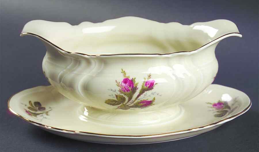 Park Lane Gravy Boat with Attached Underplate by Rosenthal - Continental-1
