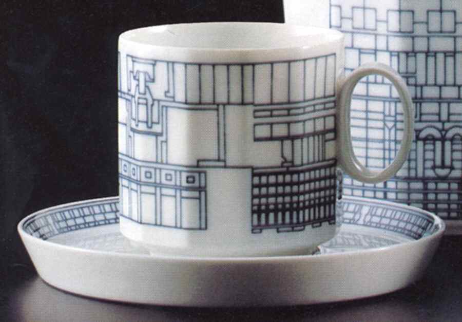 Palladio Flat Cup & Saucer Set by Rosenthal - Continental-1