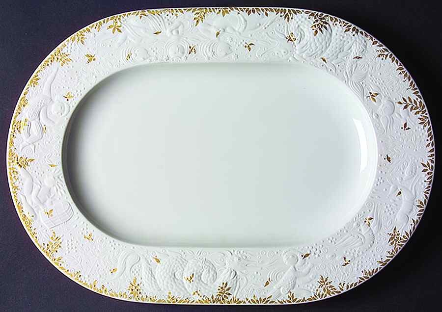 Papageno 13" Oval Serving Platter by Rosenthal - Continental-1