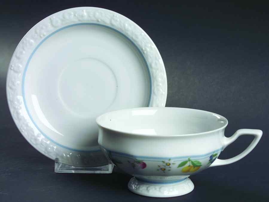 Paradies Footed Cup & Saucer Set by Rosenthal - Continental-1