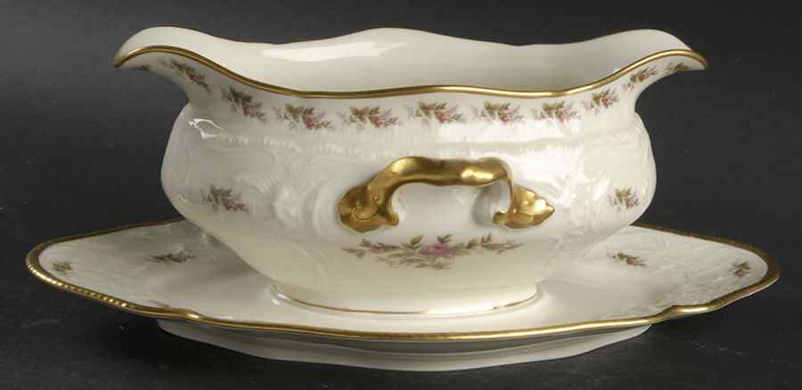 Pastorale Gravy Boat with Attached Underplate by Rosenthal - Continental-1