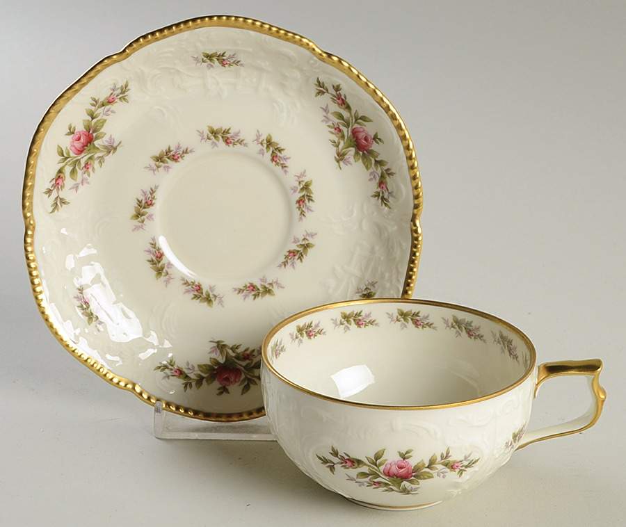 Pastorale Footed Cup & Saucer Set by Rosenthal - Continental-1