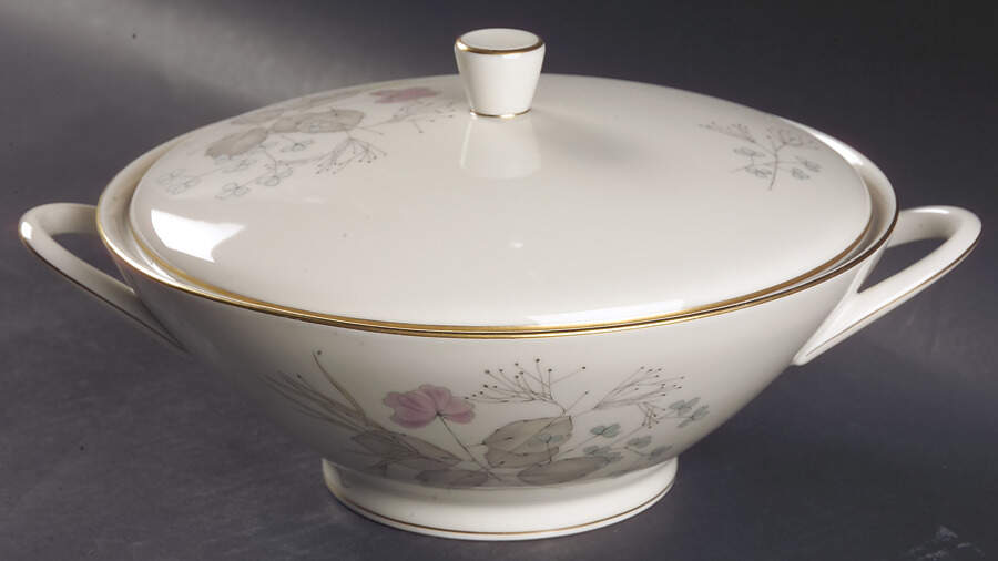 Parisian Spring Ivory (Gold Trim) Round Covered Vegetable by Rosenthal - Continental-1