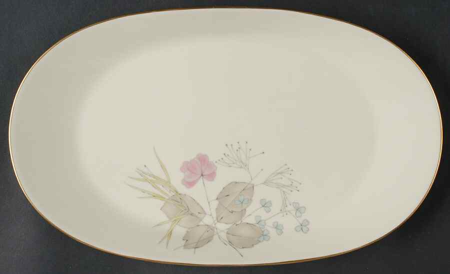 Parisian Spring Ivory (Gold Trim) 13" Oval Serving Platter by Rosenthal - Continental-1