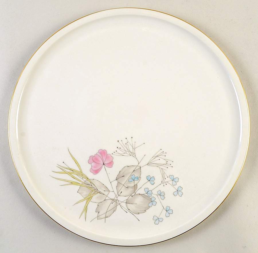 Parisian Spring Ivory (Gold Trim) Round Torte Plate by Rosenthal - Continental-1