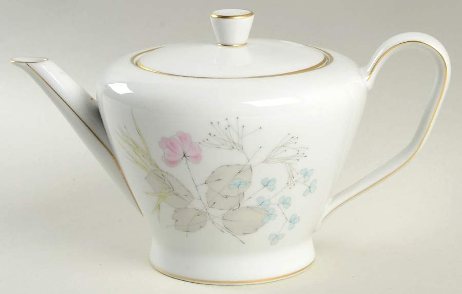 Parisian Spring White (Gold Trim) Mini Teapot & Lid by Rosenthal - Continental-1