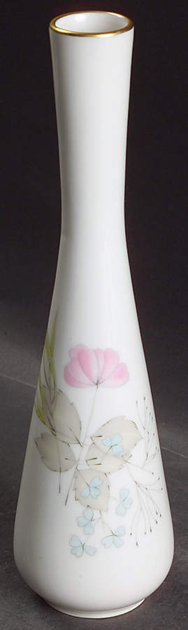 Parisian Spring White (Gold Trim) 8" Bud Vase by Rosenthal - Continental-1