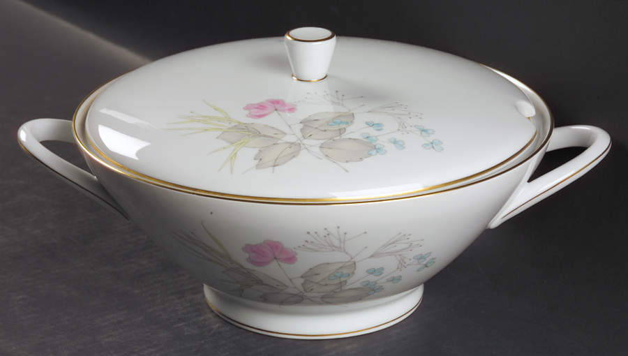 Parisian Spring White (Gold Trim) Tureen &  Lid by Rosenthal - Continental-1