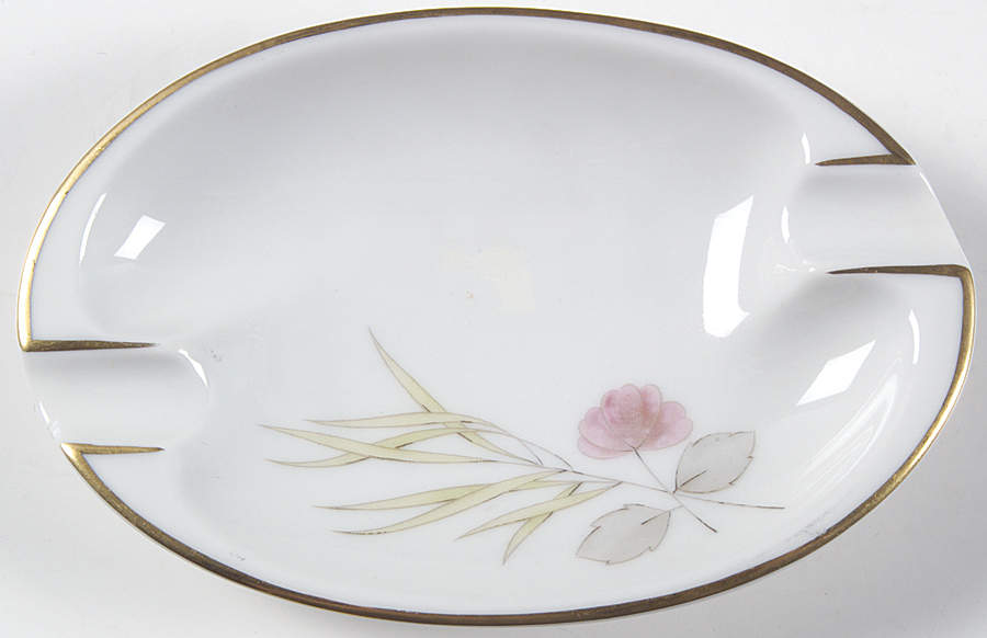 Parisian Spring White (Gold Trim) Small Ashtray by Rosenthal - Continental-1