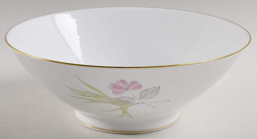 Parisian Spring White (Gold Trim) 8" Round Vegetable Bowl by Rosenthal - Continental-1