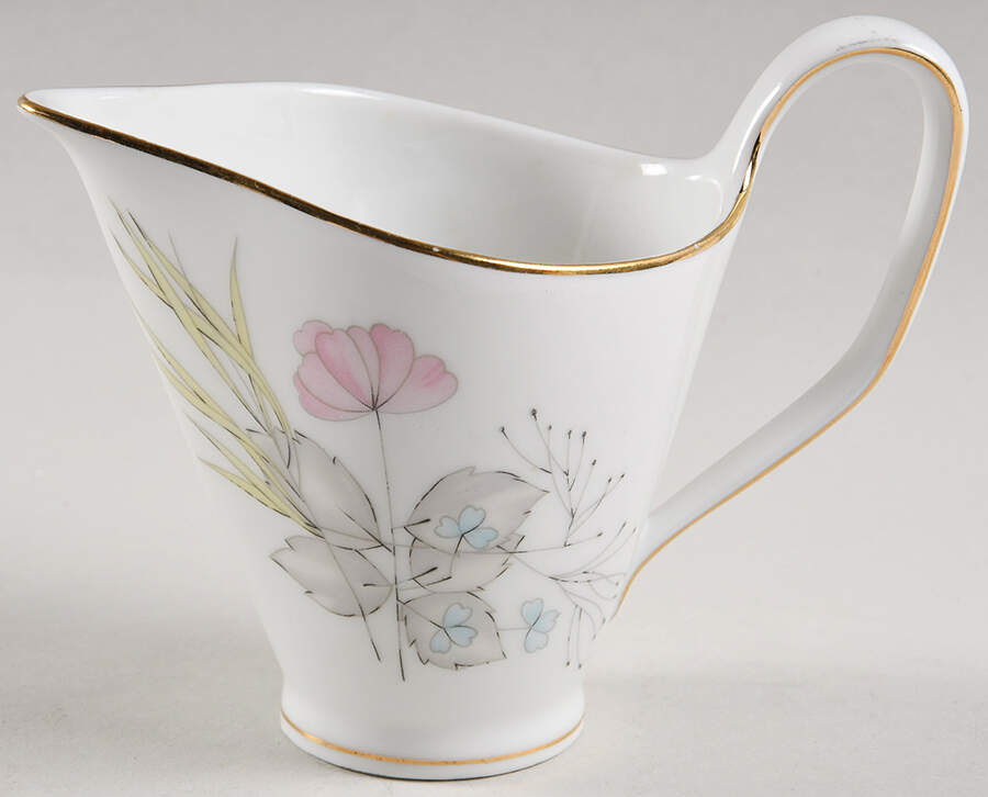 Parisian Spring White (Gold Trim) Creamer by Rosenthal - Continental-1