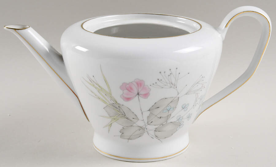 Parisian Spring White (Gold Trim) Teapot No Lid by Rosenthal - Continental-1