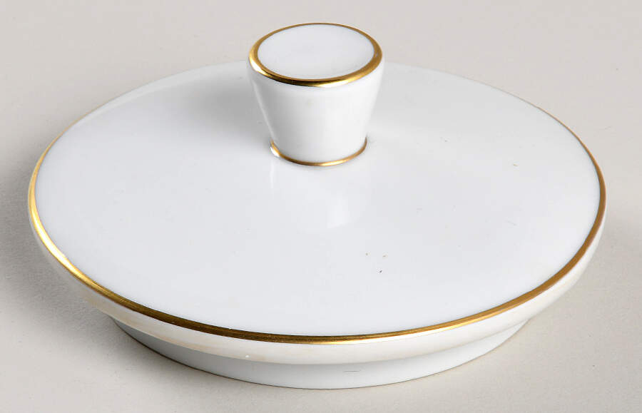 Parisian Spring White (Gold Trim) Lid for Teapot by Rosenthal - Continental-1
