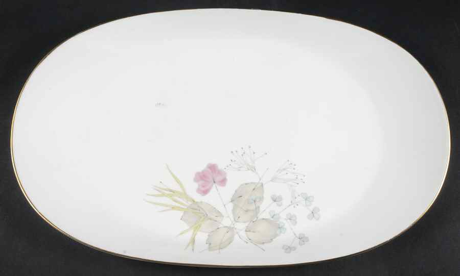 Parisian Spring White (Gold Trim) 17" Oval Serving Platter by Rosenthal - Continental-1
