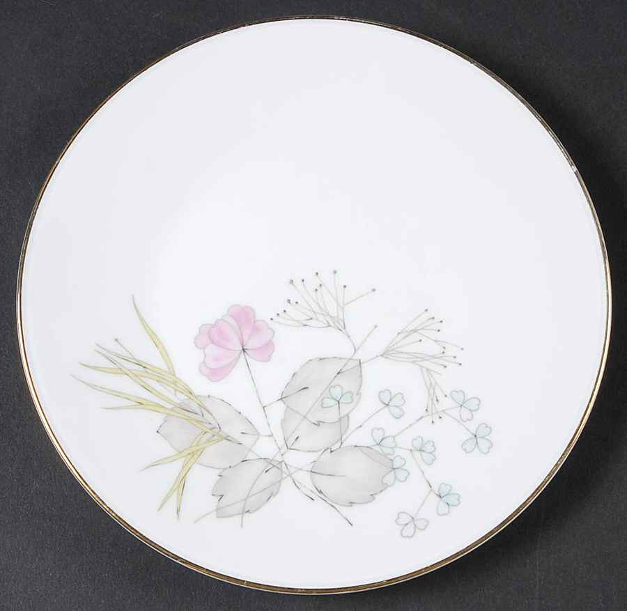 Parisian Spring White (Gold Trim) Dessert/Pie Plate by Rosenthal - Continental-1