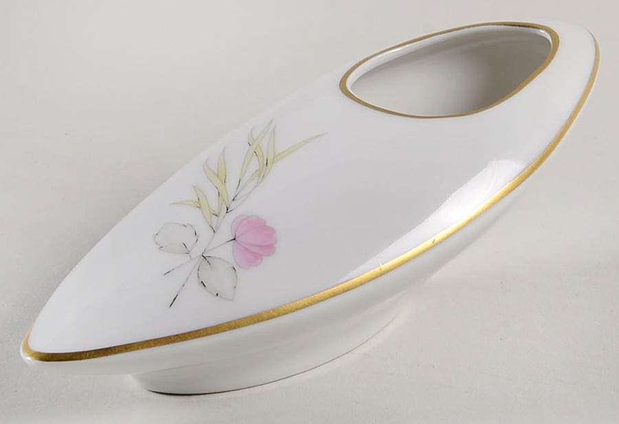 Parisian Spring White (Gold Trim) Mini Bud Vase by Rosenthal - Continental-1