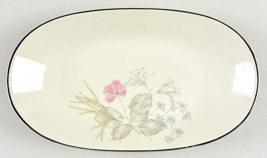 Parisian Spring White (Platinum Trim) Relish by Rosenthal - Continental-1
